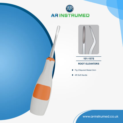 Fig.2 Bayonet Mesial 3mm AR Soft Handle Orange