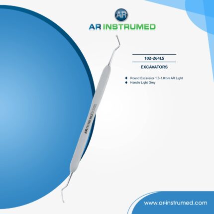 Round Excavator 1.6-1.8mm AR Light Handle Light Grey