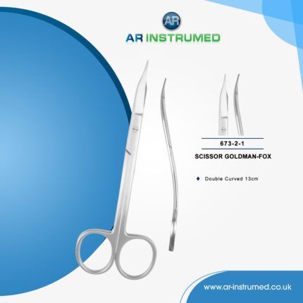 Scissor Goldman-Fox Double Curved 13cm